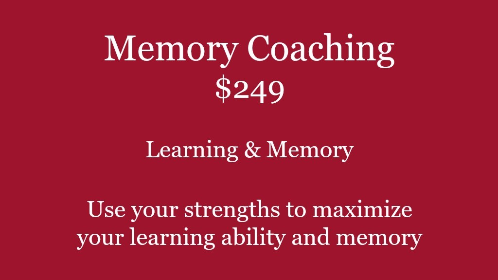 Memory Coaching